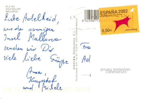Cala Millor Mallorca Parkanlage Strand Fliegeraufnahme – Bild 2