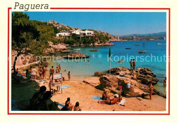 Paguera Mallorca Islas Baleares Strand Bucht Küstenpanorama