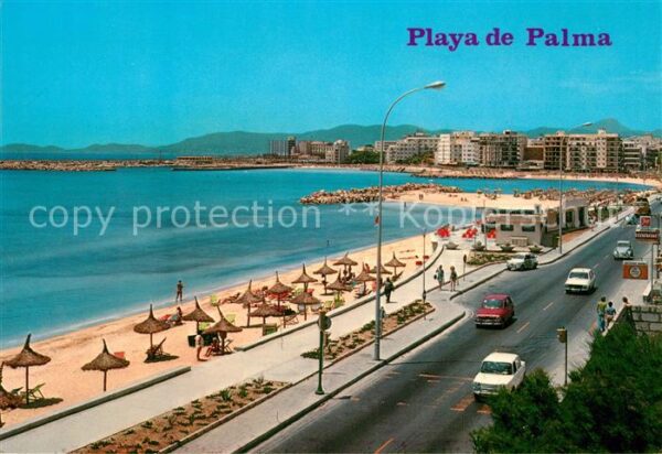 Can Pastilla Palma de Mallorca Playa Strand Uferstrasse Hotels