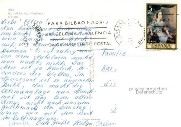 El Arenal Mallorca Detalle Puerto Playa Hafen Strand Segel – Bild 2