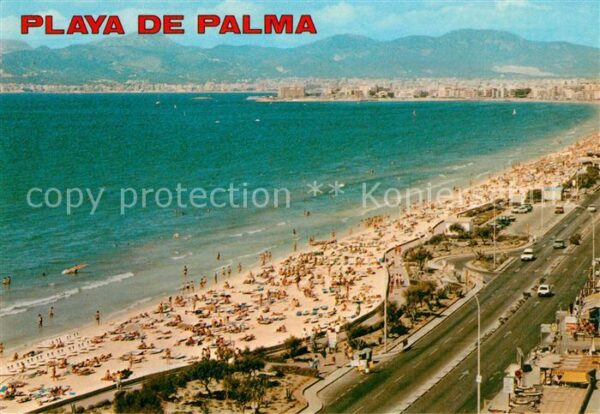 Palma de Mallorca Playa vista aerea