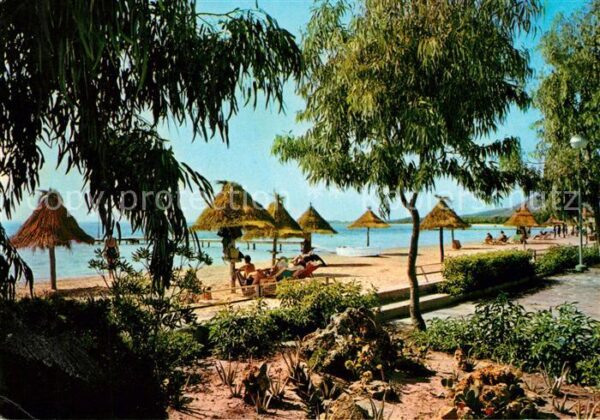 Alcudia Mallorca Detalle de la playa Strand