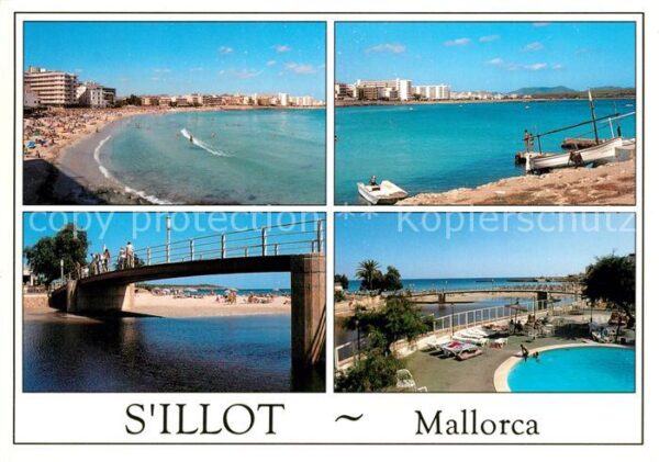 S Illot Strand Panorama Brücke Hotelanlage Swim