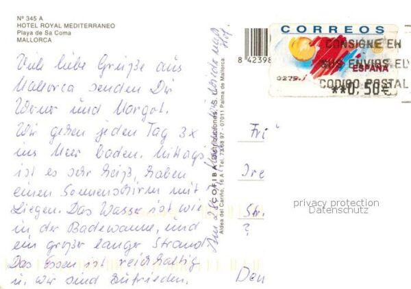 Playa de Sa Coma Hotel Royal Mediterraneo Swimming Pool – Bild 2