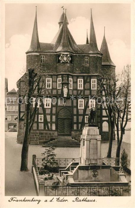 Frankenberg Eder Rathaus Denkmal