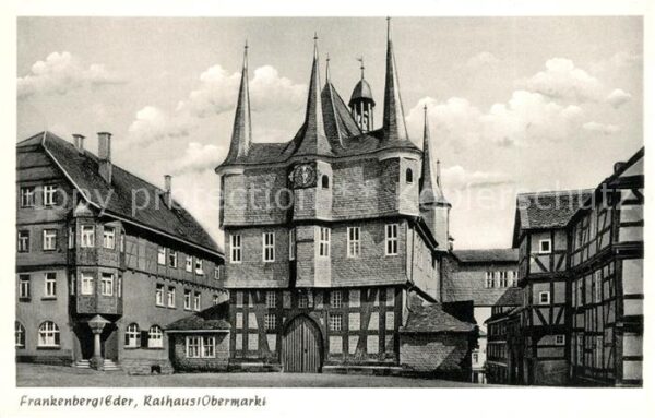 Frankenberg Eder Rathaus Altstadt Fachwerkhäuser