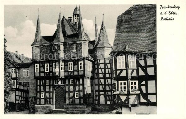 Frankenberg Eder Rathaus Altstadt Fachwerkhäuser
