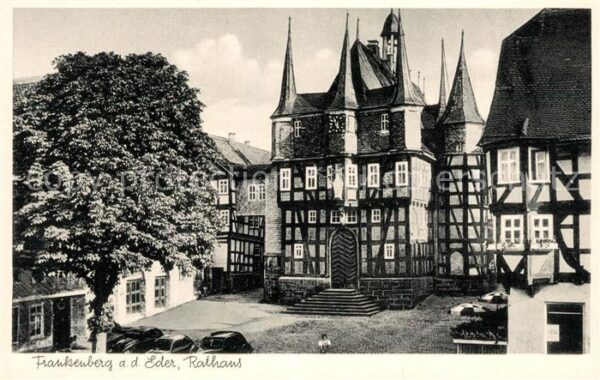 Frankenberg Eder Rathaus Altstadt Fachwerkhäuser