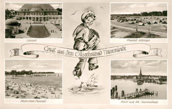 Travemuende Ostseebad Casino Priwall Zeltlager Panorama Stran