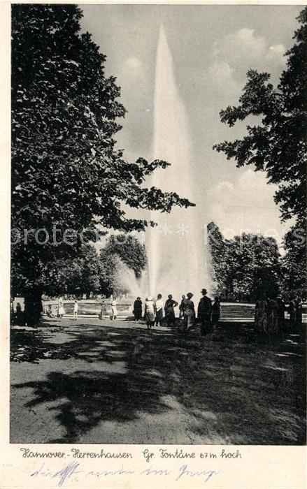 Herrenhausen Hannover Grosse Fontäne