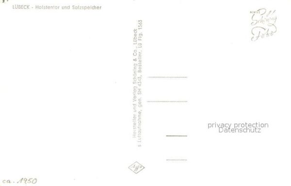 Luebeck Holstentor Salzspeicher Fliegeraufnahme – Bild 2