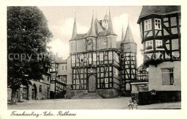 Frankenberg Eder Rathaus Altstadt Fachwerkhäuser
