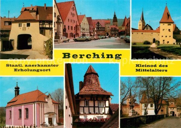 Berching Wehranlagen Mittelalter Kirche Altstadt