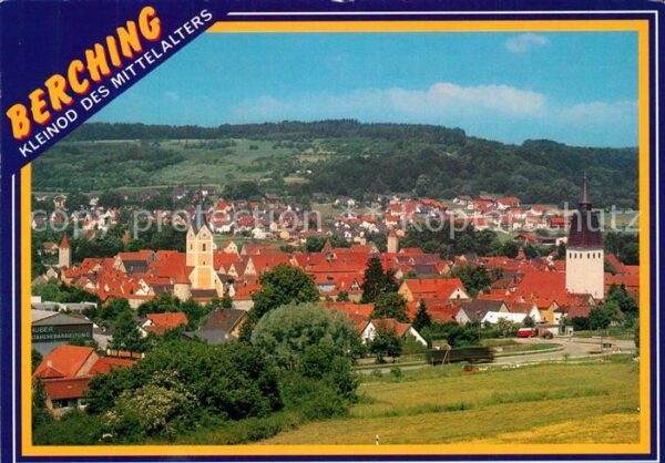 Berching Kleinod des Mittelalters Stadtbild mit