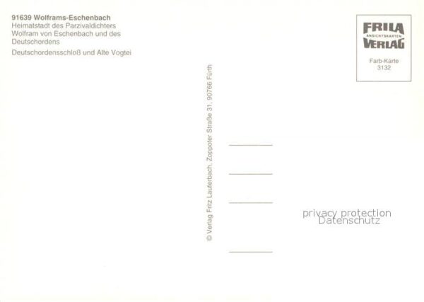 Eschenbach Wolframs Deutschordensschloss Alte Vogtei Fachwe – Bild 2