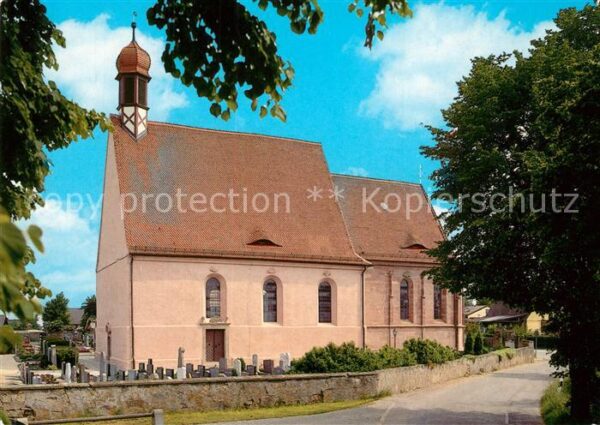 Eschenbach Wolframs Sebastianskirche am Friedhof