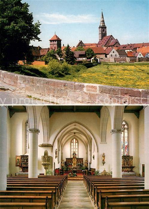 Eschenbach Wolframs Liebfrauenmünster Ansicht von Süden und