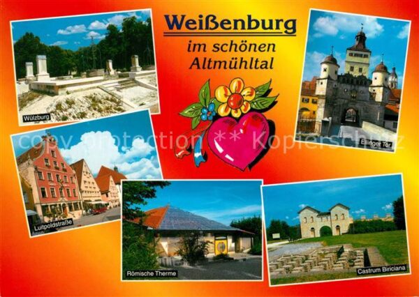 Weissenburg Bayern Wülzburg Ruinen Luitpoldstrasse Römisch