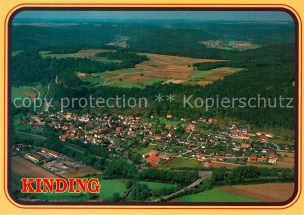 Kinding Naturpark Altmühltal Fliegeraufnahme