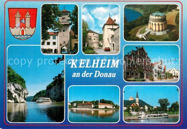 Kelheim Turm Torbogen Stadtmauer Altstadt Donau