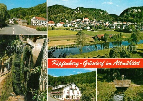 Groesdorf Panorama Altmühltal Wasserrad Brunnen H