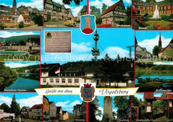 Vogelsberg Rhoen Gemeinden rund um den Vogelsberg Sehens