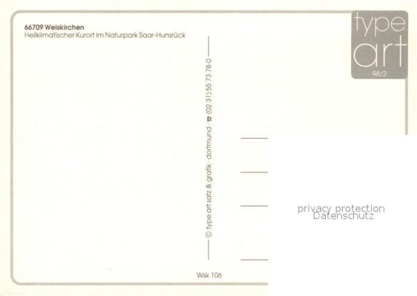 Weiskirchen Saar Kurort Naturpark Saar Hunsrück Kurzentr – Bild 2