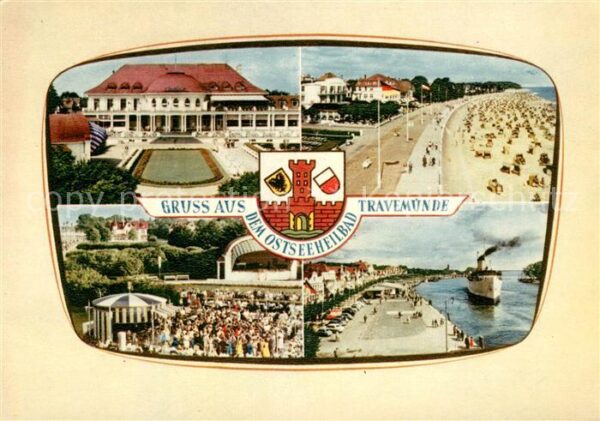 Travemuende Ostseebad Casino Strand Konzertpavillon Hafeneinf