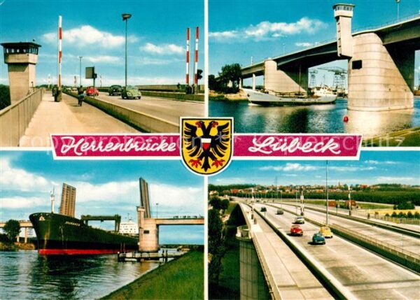 Luebeck Herrenbrücke Trave Klappbrücke Hochsees