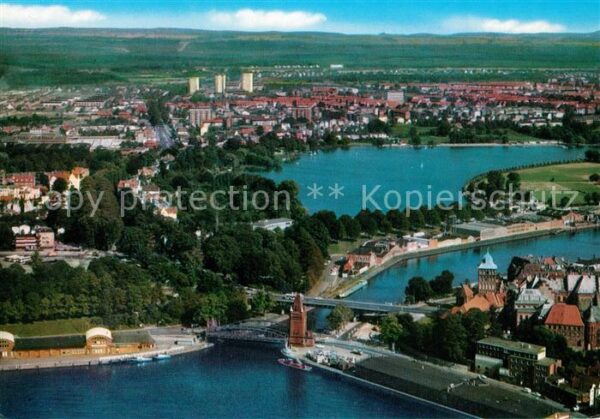 Luebeck Hansestadt Fliegeraufnahme