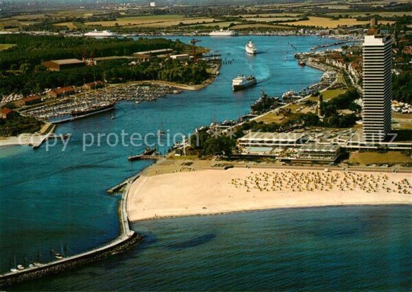 Travemuende Ostseebad Fliegeraufnahme