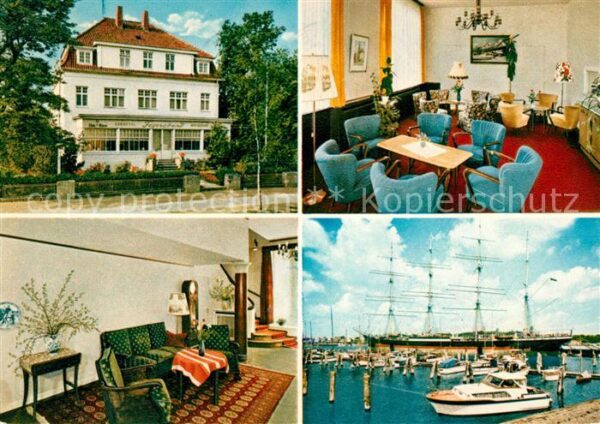 Priwall Travemuende Kurhotel Feyerabend Hafen Segelschulsch