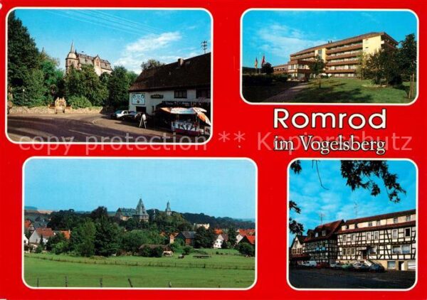 Romrod Teilansichten Schloss Hotel Fachwerkhau