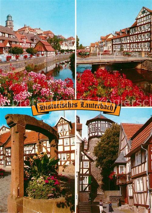 Lauterbach Hessen Ortsmotive Altstadt Fachwerkhäuser