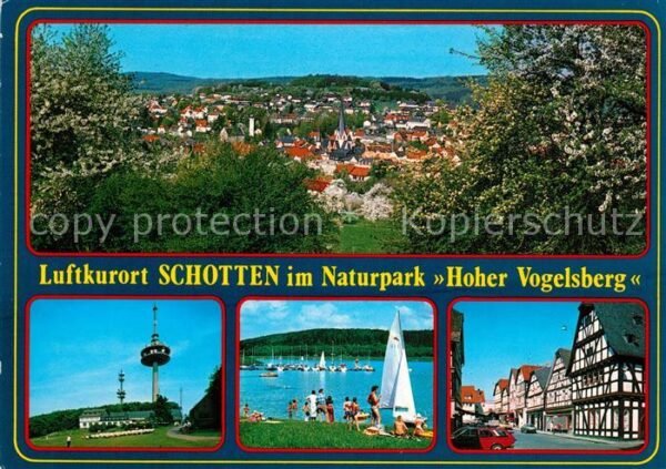 Schotten Hessen Stadtpanorama Luftkurort Naturpark Hohe