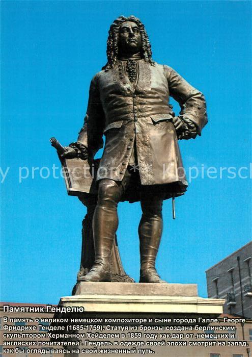 Halle Saale Händel Denkmal Statue