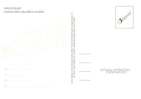 Halle Saale Christian Wolff Haus Chronik – Bild 2