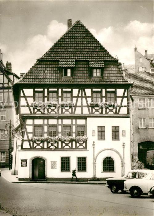 Eisenach Thueringen Lutherhaus Fachwerkhaus Historisches Ge