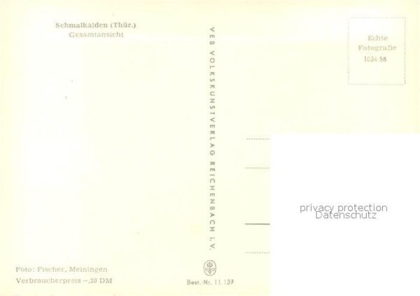 Schmalkalden Panorama – Bild 2
