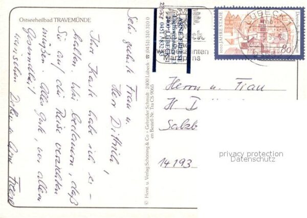 Travemuende Ostseebad Fliegeraufnahme – Bild 2