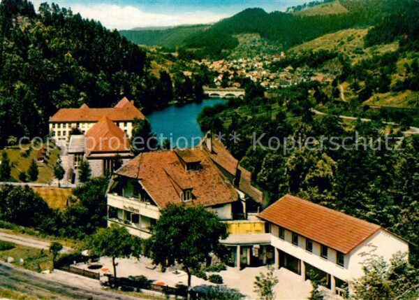 Forbach Baden Panorama Murgtal Haus Holderech Murgkra
