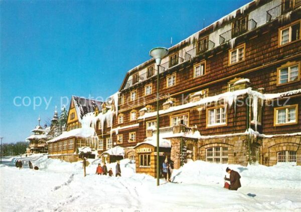Beskydy Hotel Tanecnica Winterlandschaft
