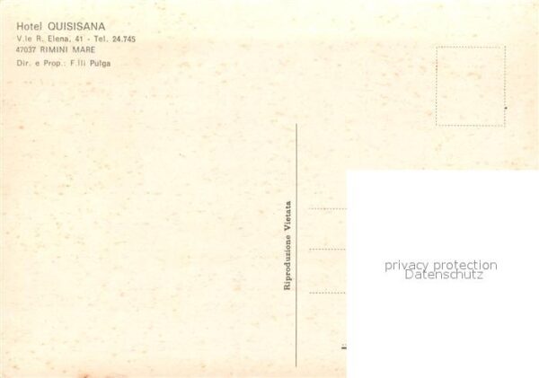 Rimini Hotel Quisisana – Bild 2