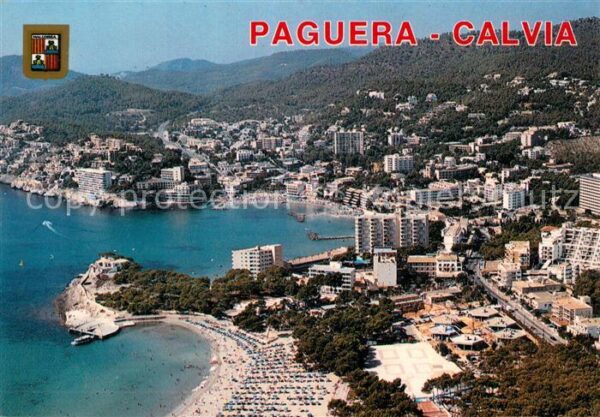 Paguera Mallorca Islas Baleares Calvia Fliegeraufnahme