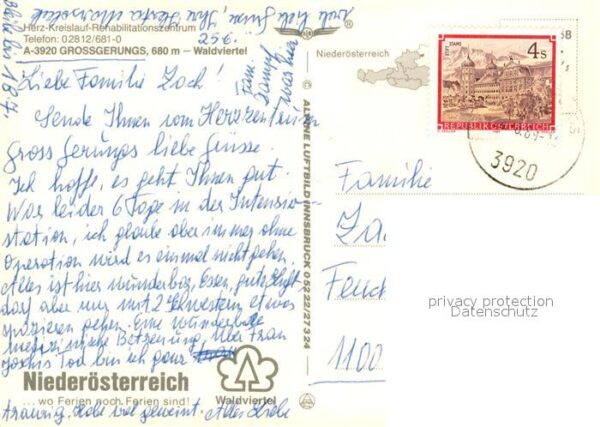 Gross Gerungs Fliegeraufnahme Waldviertel REHA Zentru – Bild 2