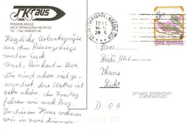 Spindleruv Mlyn Spindlermuehle Pension Kraus – Bild 2