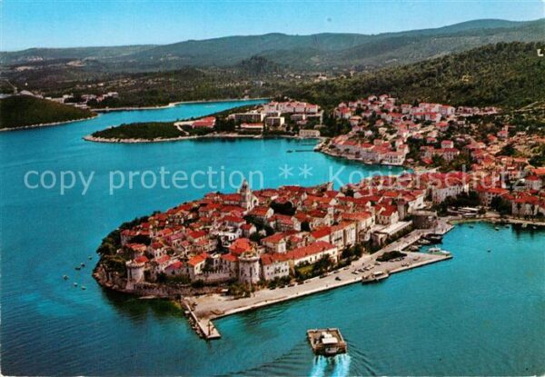 Korcula Fliegeraufnahme