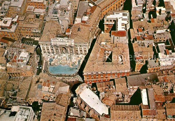 Roma Rom Fliegeraufnahme Fontana di Trevi