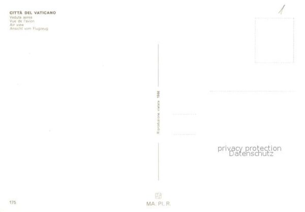 Citta Del Vaticano Fliegeraufnahme – Bild 2