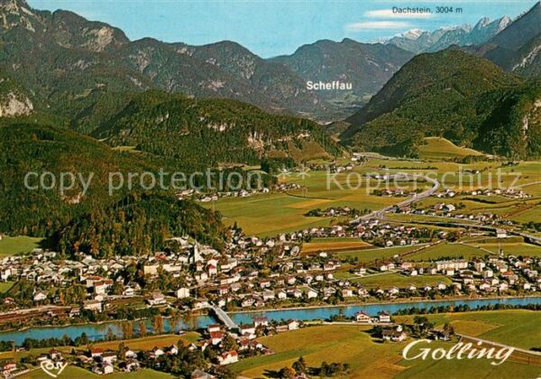 Golling Salzach Fliegeraufnahme